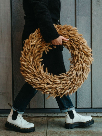 Bunny Tail Wreath