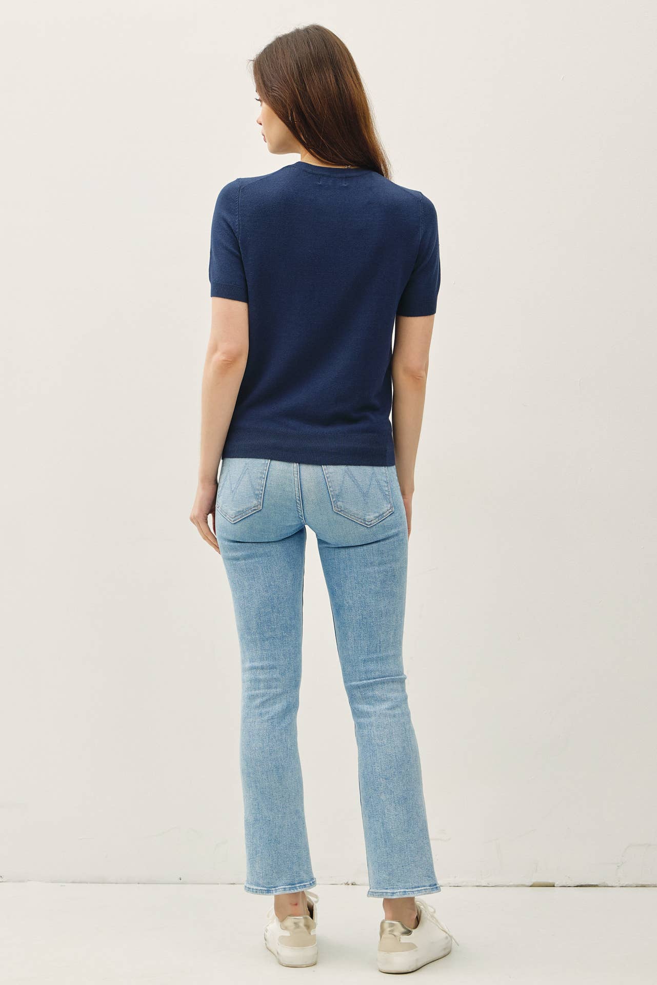 Emily Short Sleeve Sweater Tee