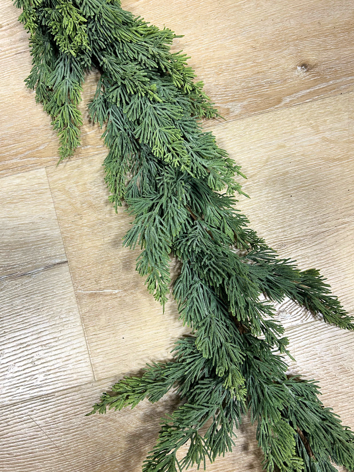 66" Grey Cedar Garland