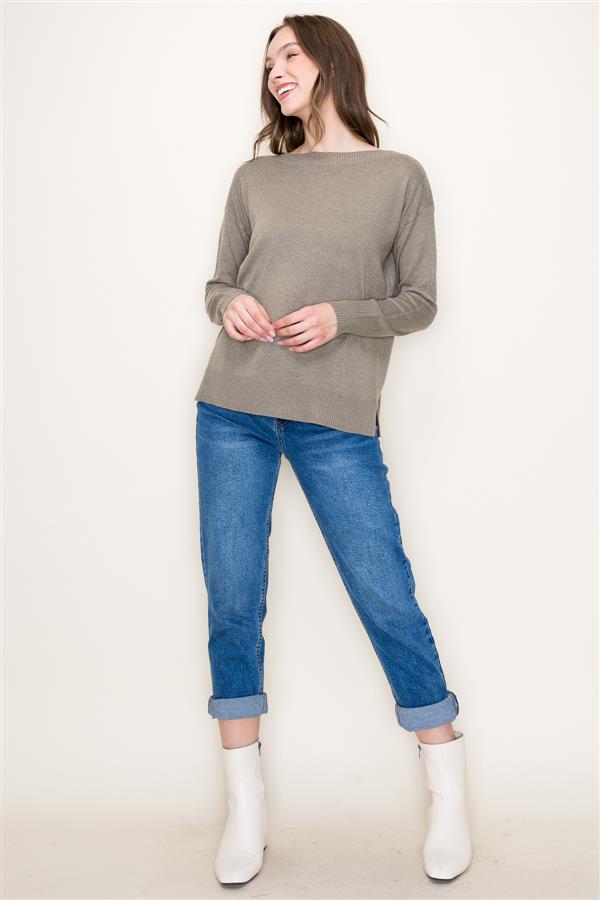 Lucy Ribbed Detail Sweater