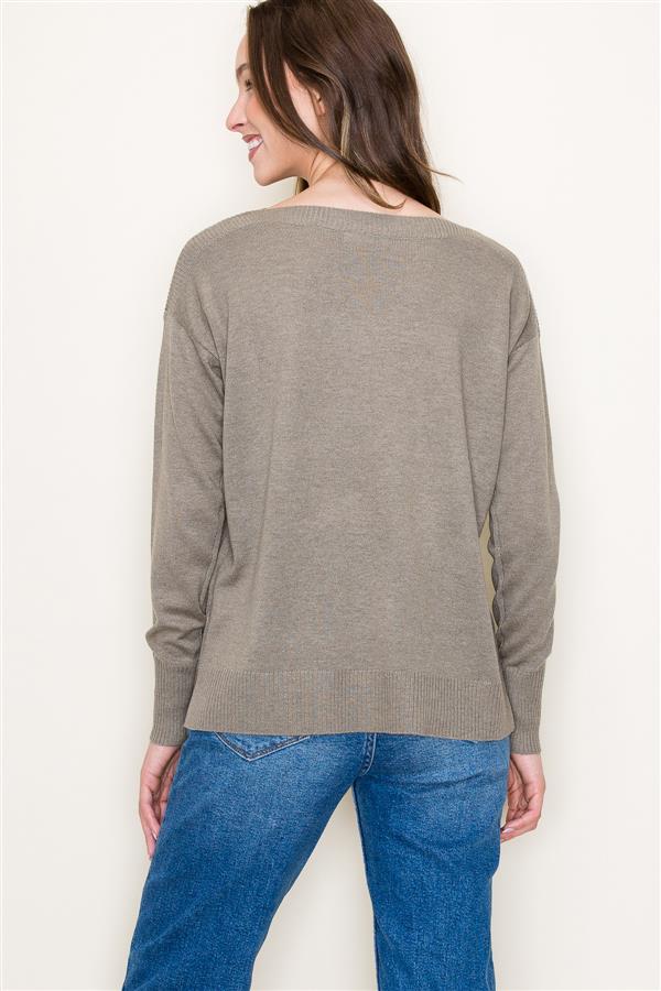 Lucy Ribbed Detail Sweater