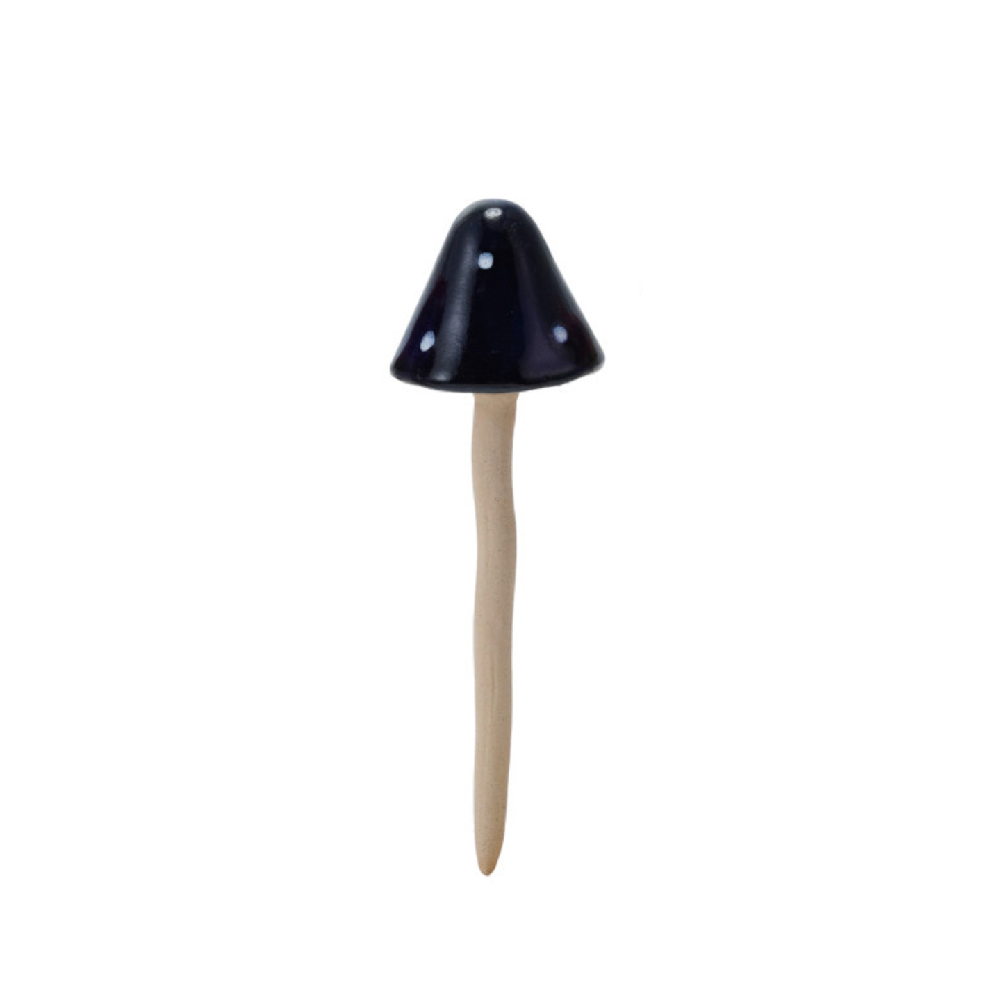 Stoneware Mushroom Plant Stakes