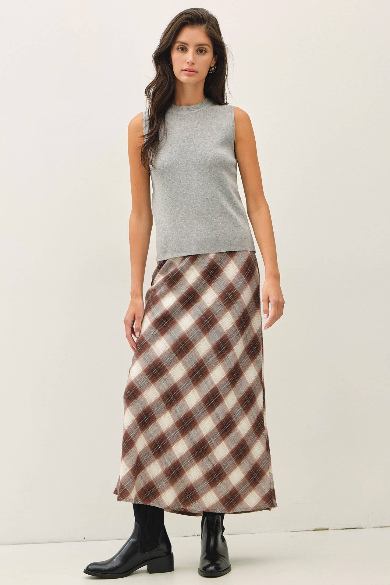 Jane Sleeveless Slim Knitted Tank Top