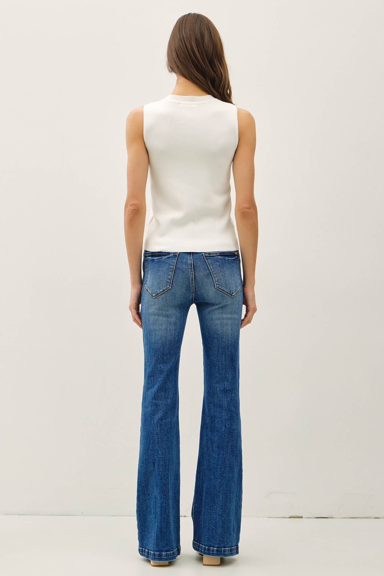 Jane Sleeveless Slim Knitted Tank Top