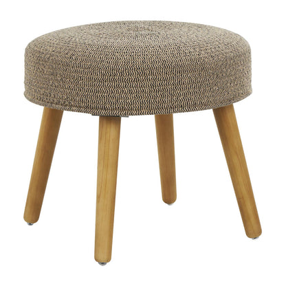 Taupe Fabric Stool