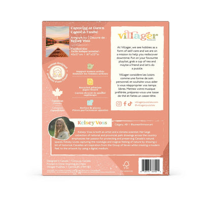 Canoeing at Dawn - 500-Piece Puzzle