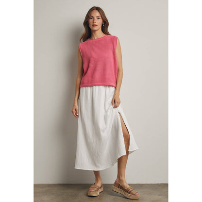 Lily Sleeveless Knit Sweater Top
