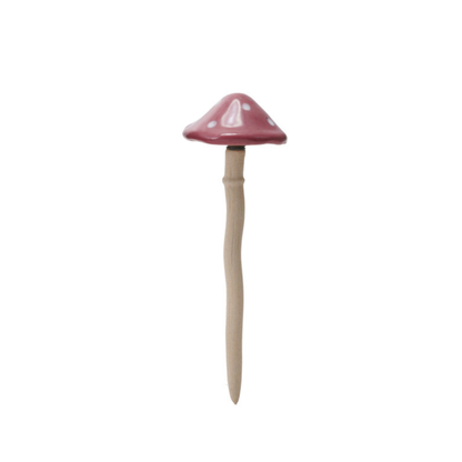 Stoneware Mushroom Plant Stakes
