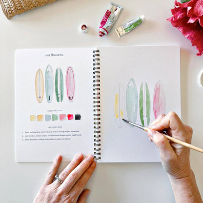 Tropical - Watercolour Workbook
