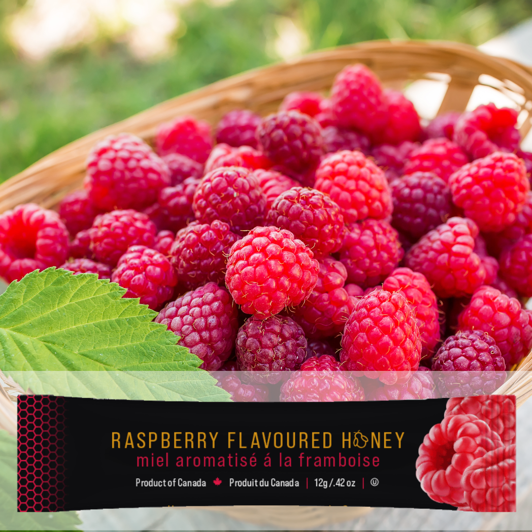 Raspberry Mini Squeeze Honey Pack