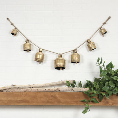 Rustic Hanging Bell Garland