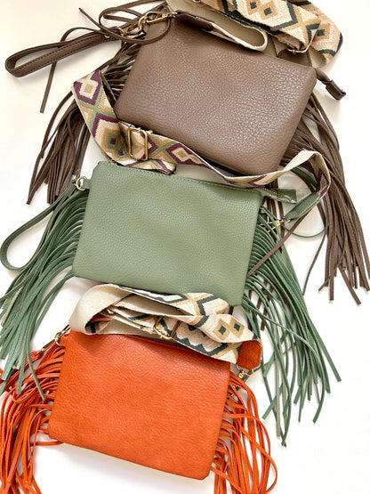 Tess Fringed Crossbody