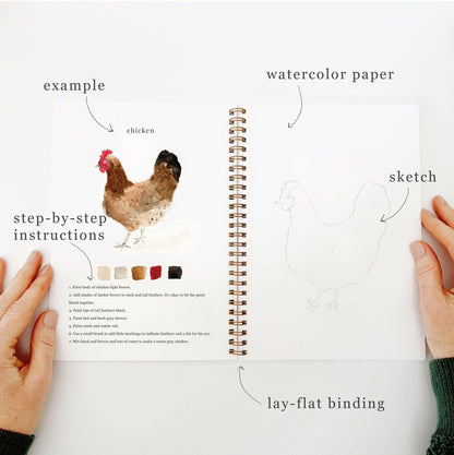 Animals - Watercolour Workbook
