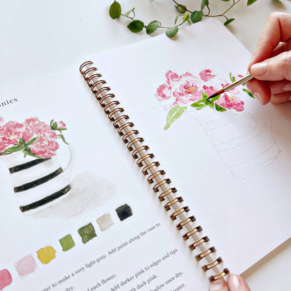 Bouquets - Watercolour Workbook