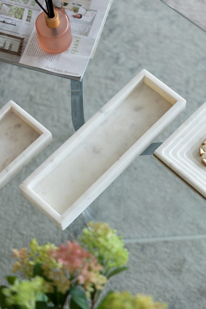 White Marble Tray