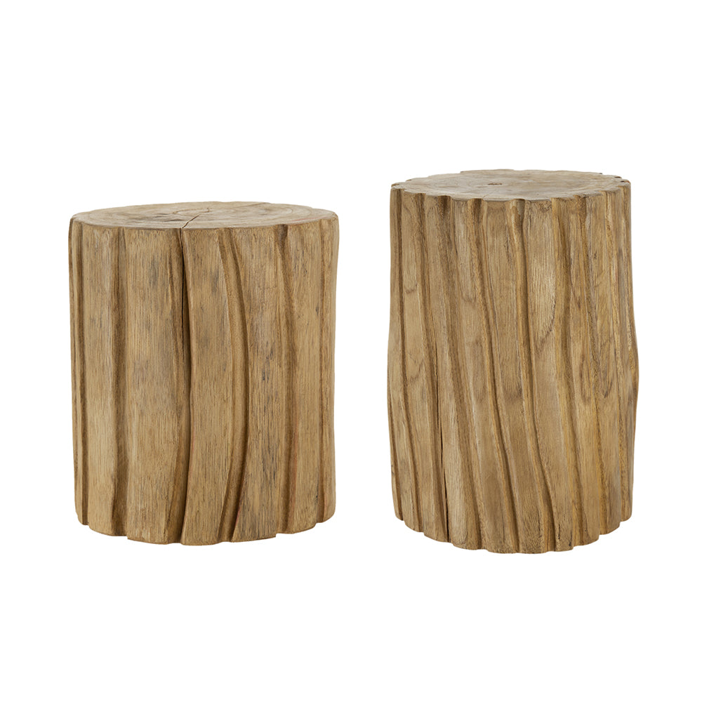 Decorative Teak Stump Risers