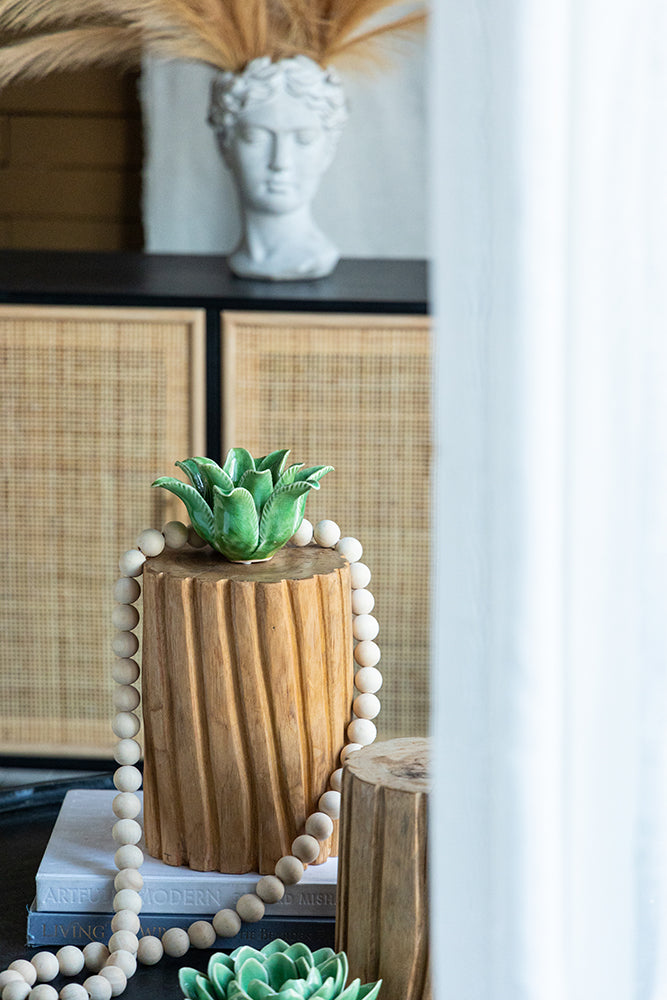 Decorative Teak Stump Risers