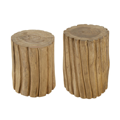 Decorative Teak Stump Risers