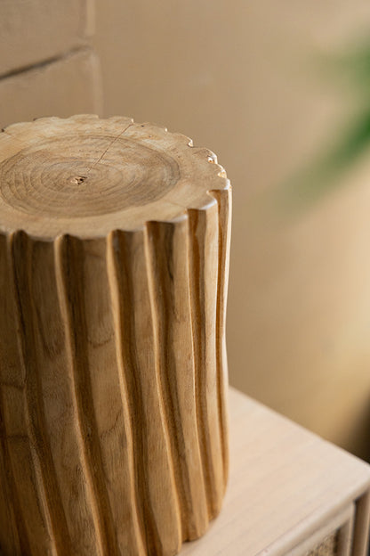 Decorative Teak Stump Risers