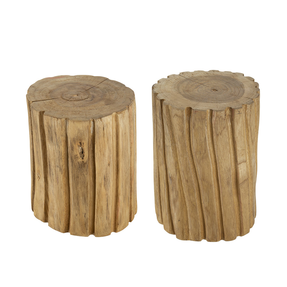 Decorative Teak Stump Risers