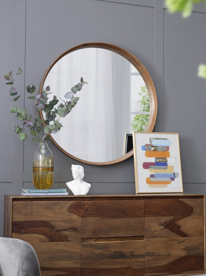 Wesley Wooden Frame Mirror