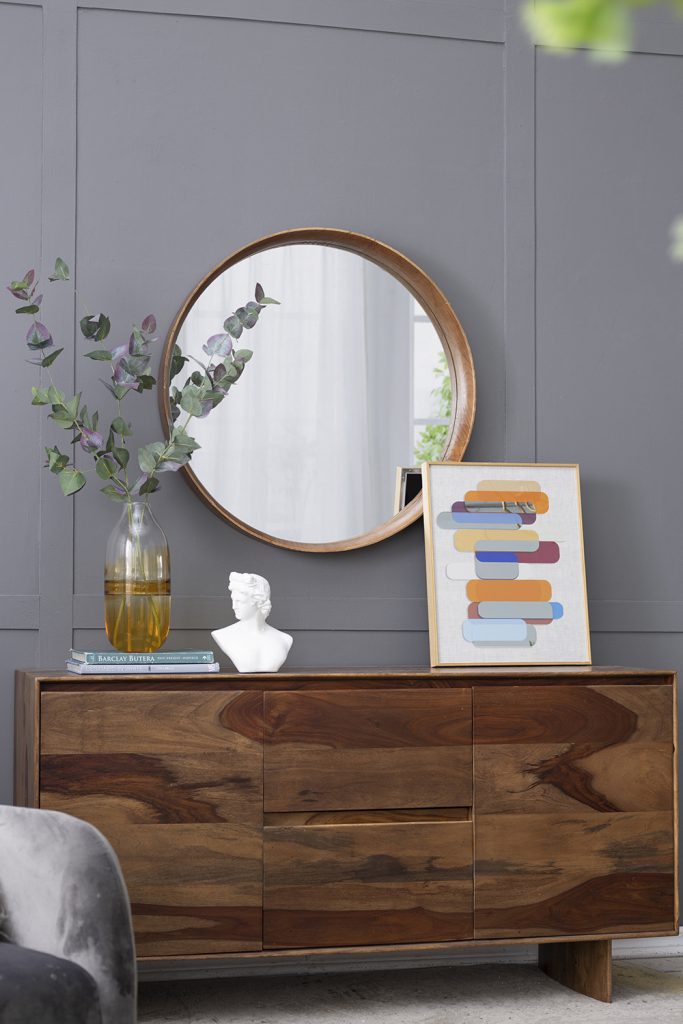 Wesley Wooden Frame Mirror