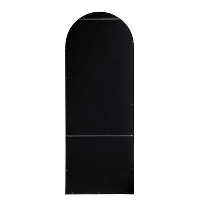 Large Celine Black Arch Wall Mirror