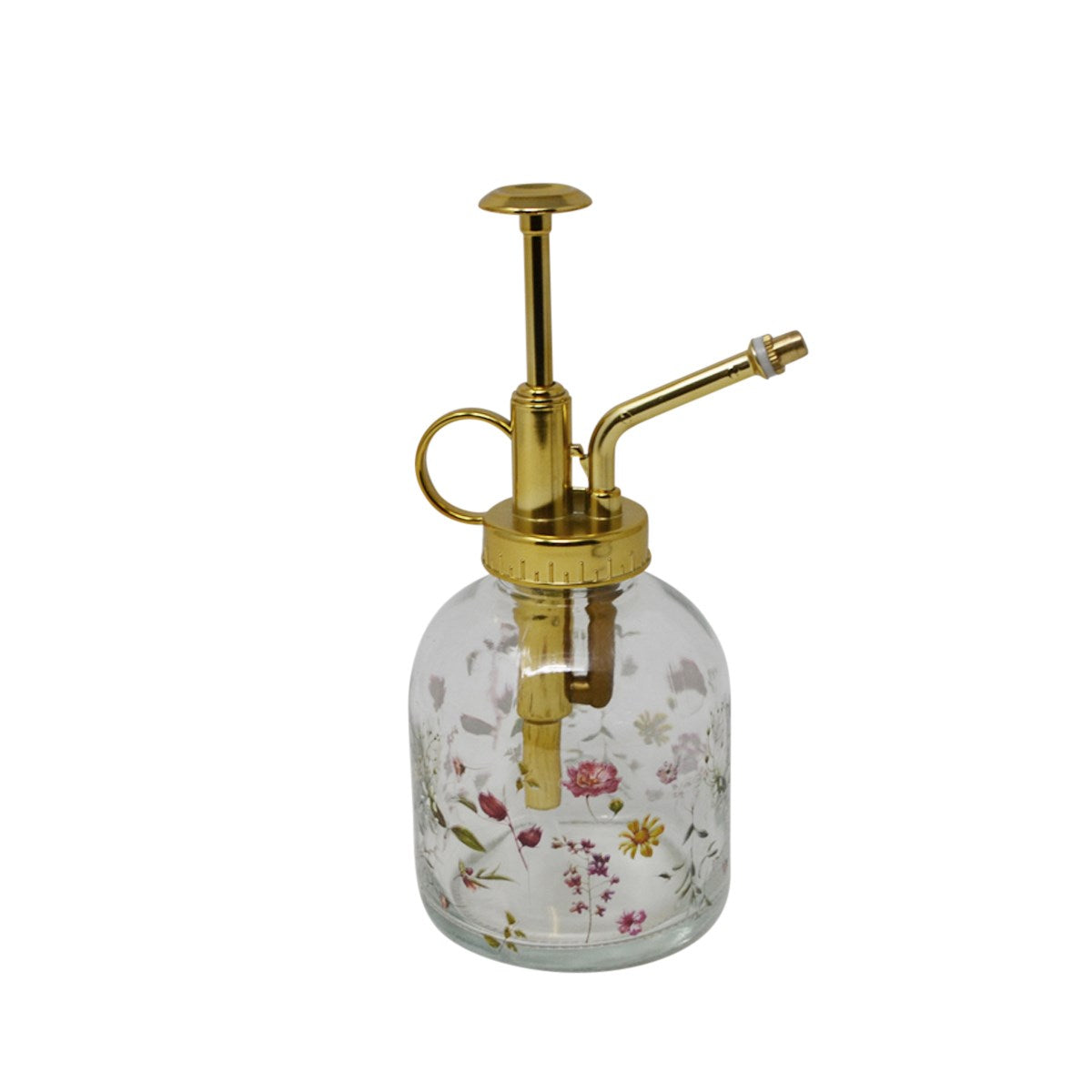 Floral Glass Mister Bottle