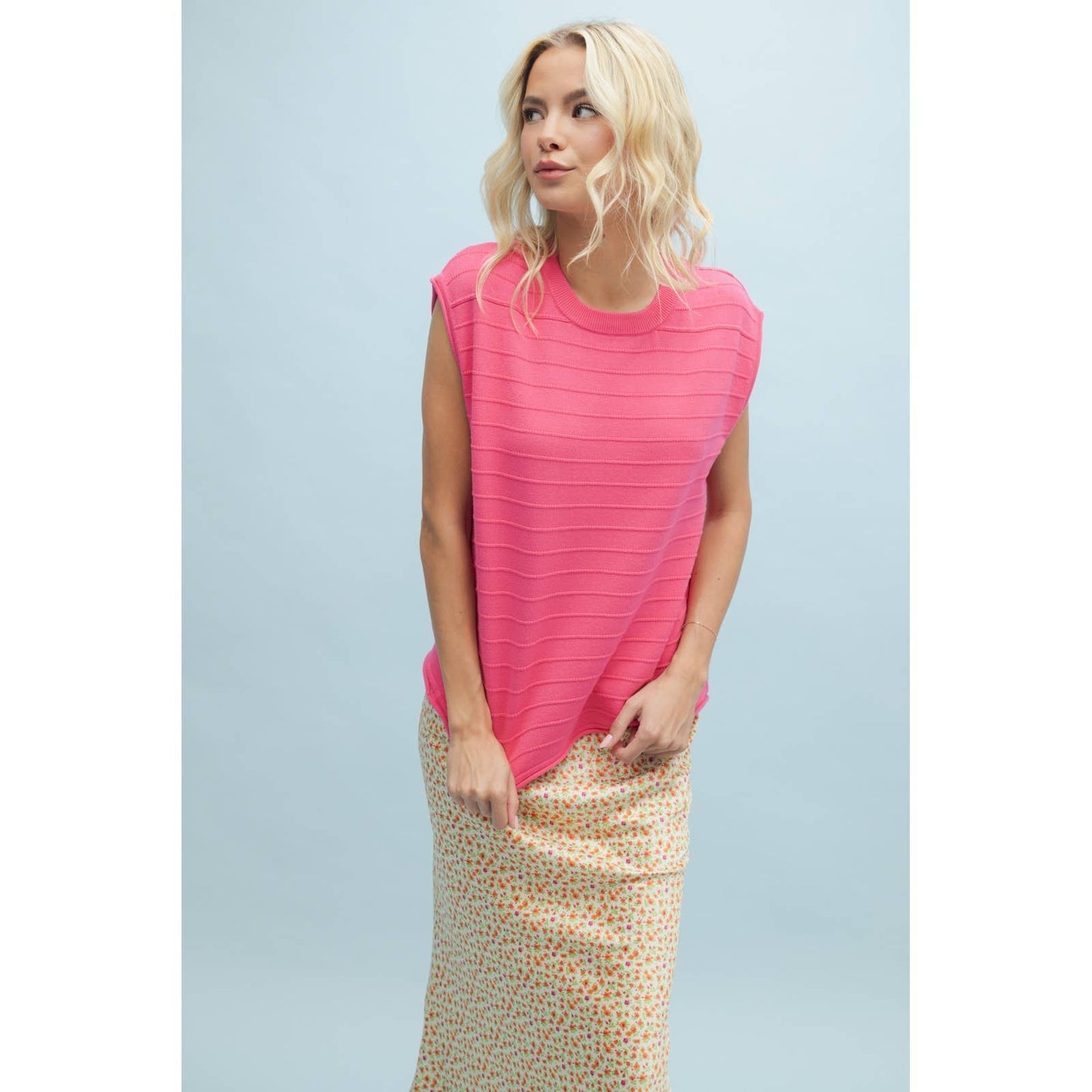 Holly Textured Sweater Vest