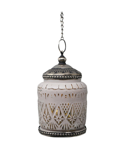 Grey Mila Lantern - LED