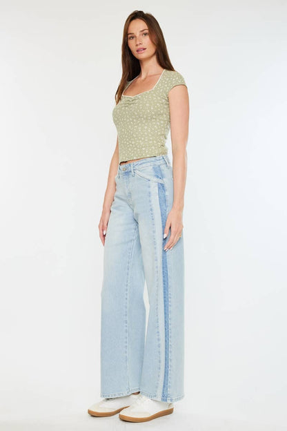 Melinda High Rise Wide Leg Jeans