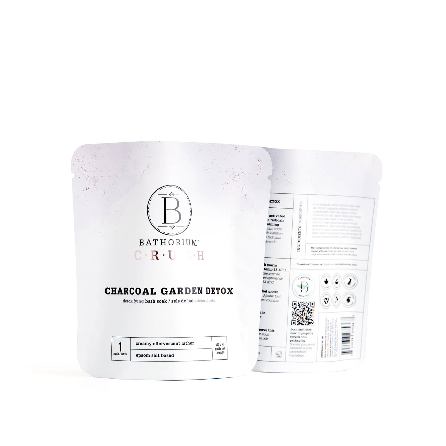 Charcoal Garden Detox Crush Bath Soak 120g