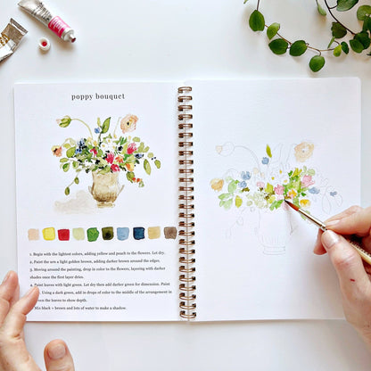 Bouquets - Watercolour Workbook