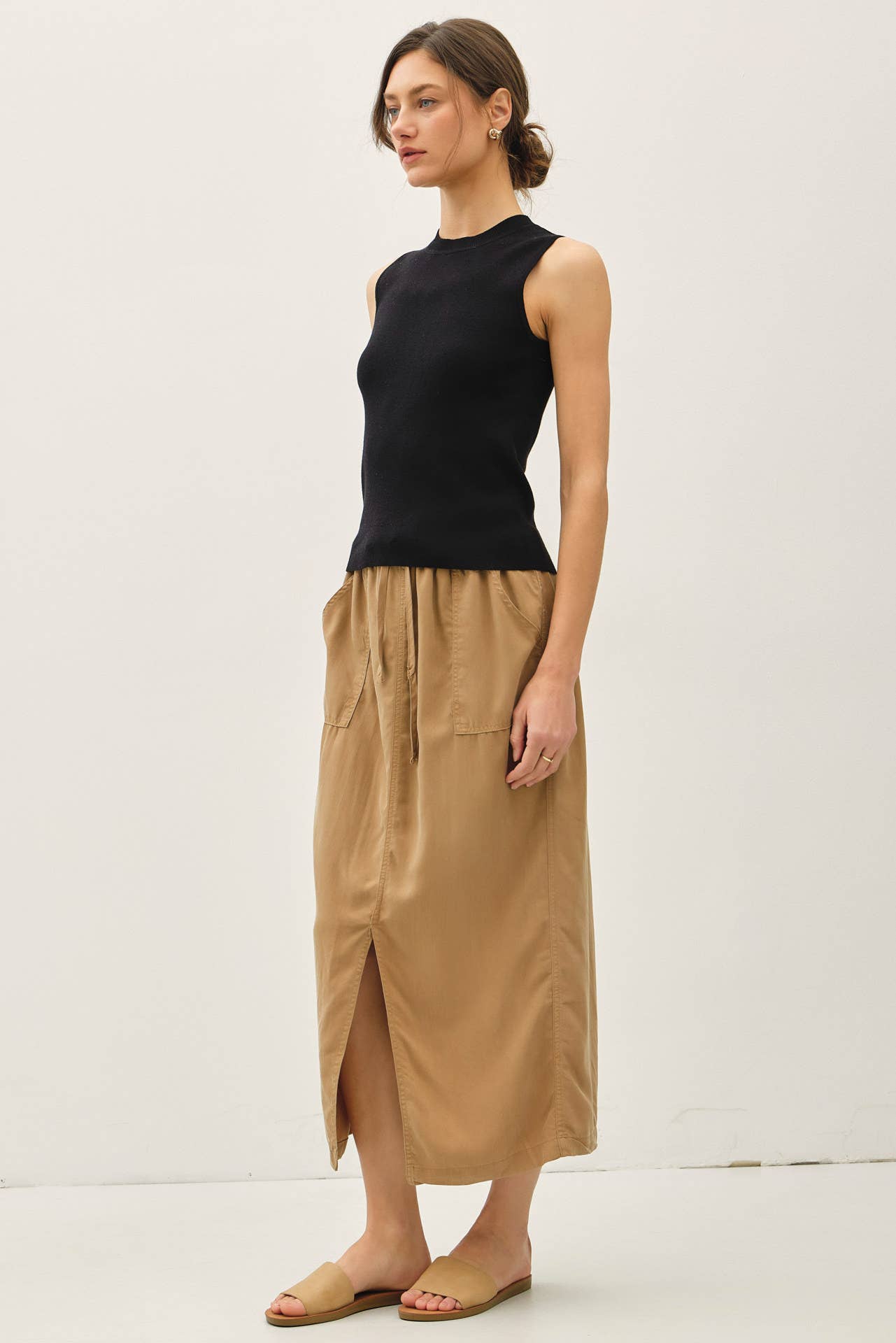 Jane Sleeveless Slim Knitted Tank Top