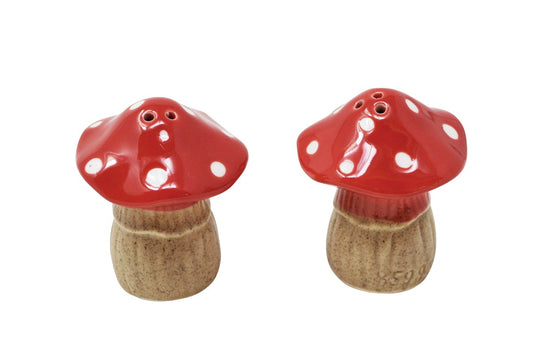 Mushroom Salt + Pepper Set
