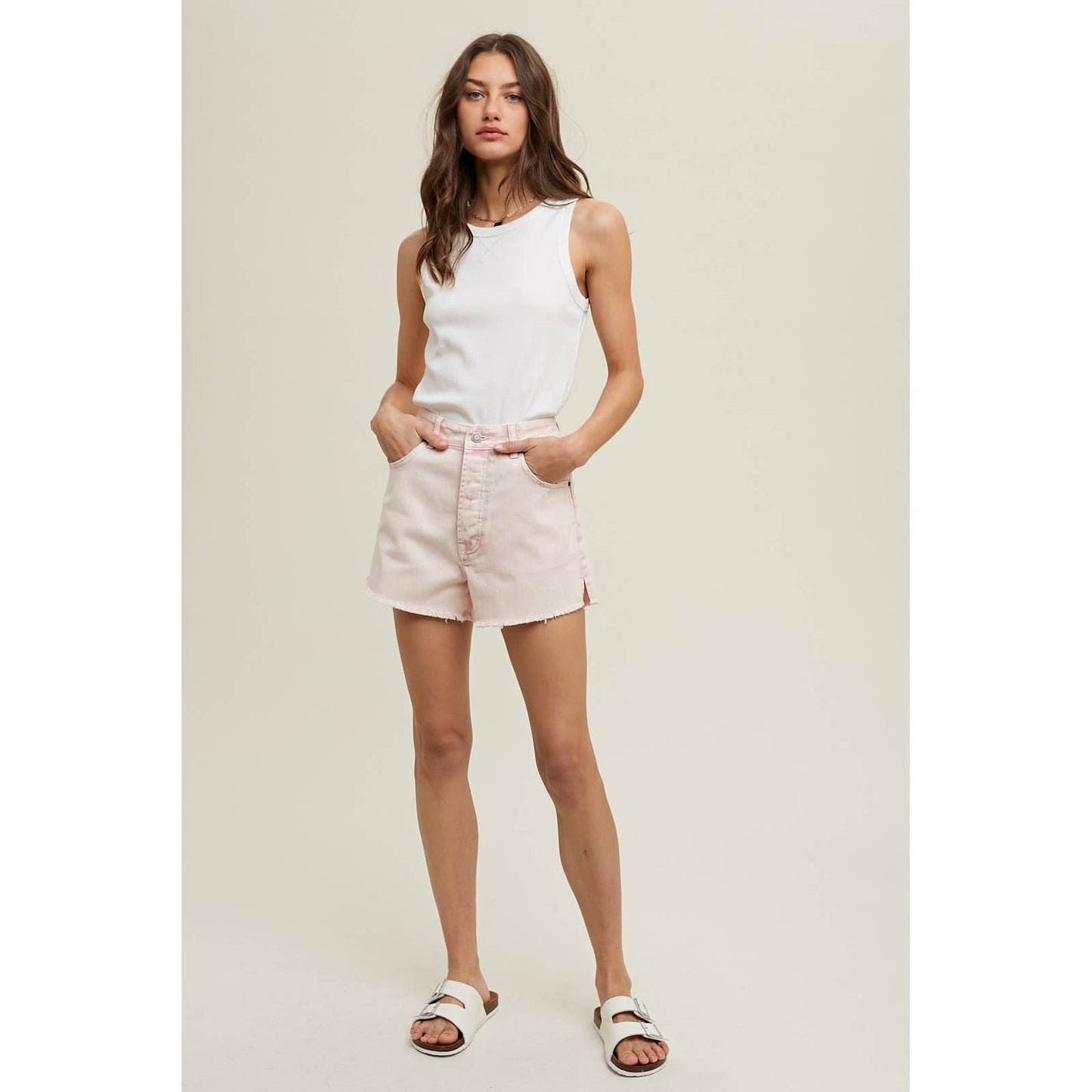 Amelia Waffle Knit Tank Top