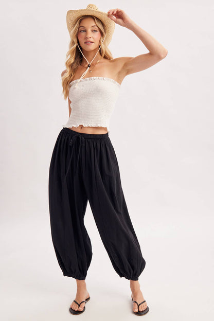 Martha Boho Drawstring Balloon Pants