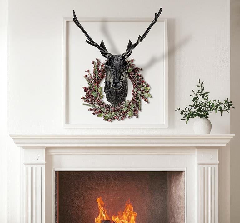 Large Deer Head Wall Accent