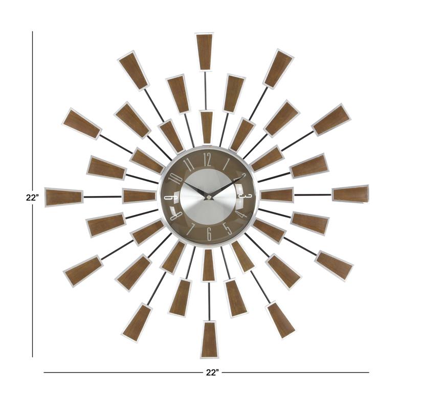 Retro Metal Wall Clock