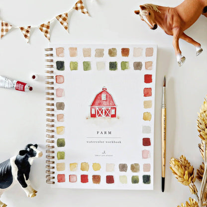 Farm - Watercolour Workbook