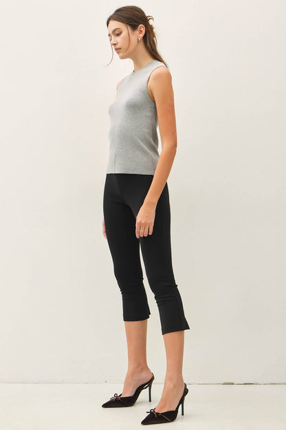 Jane Sleeveless Slim Knitted Tank Top