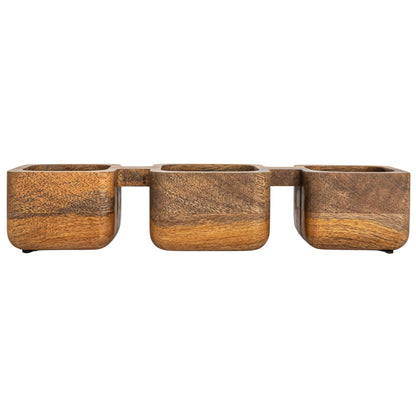 Trio Wooden Dish