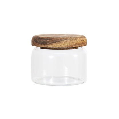 Avery Wooden Lid Canister