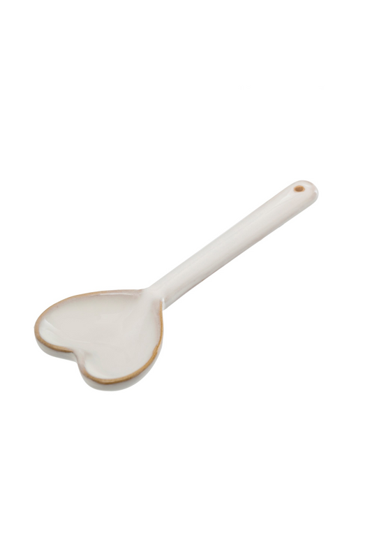 Ceramic Heart Spoon