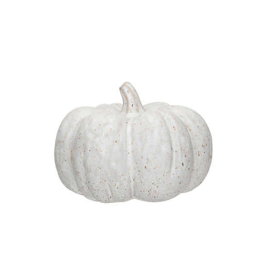 Speckled Stoneware Pumpkin