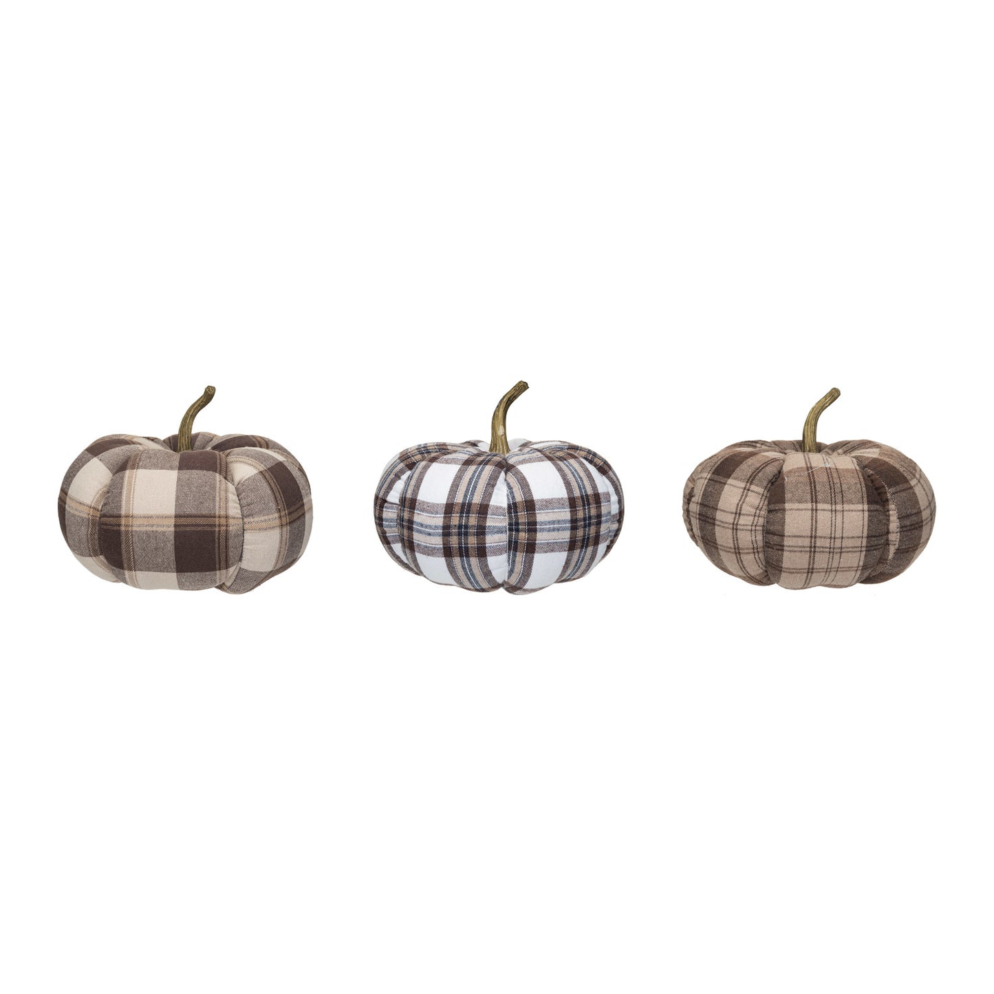 Autumn Plaid Pumpkins