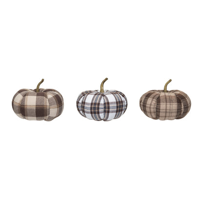 Autumn Plaid Pumpkins