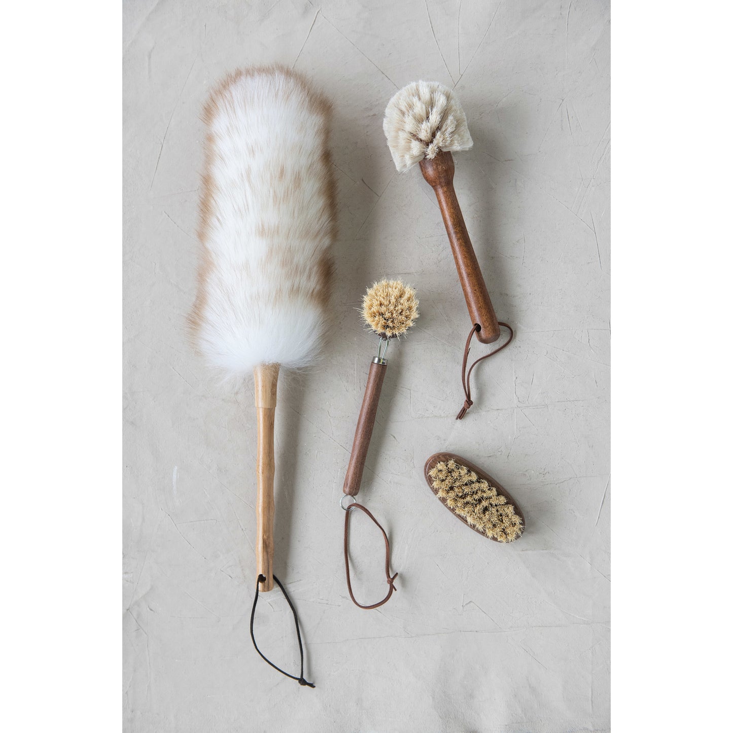 Wooden Handle Scrubber Brush