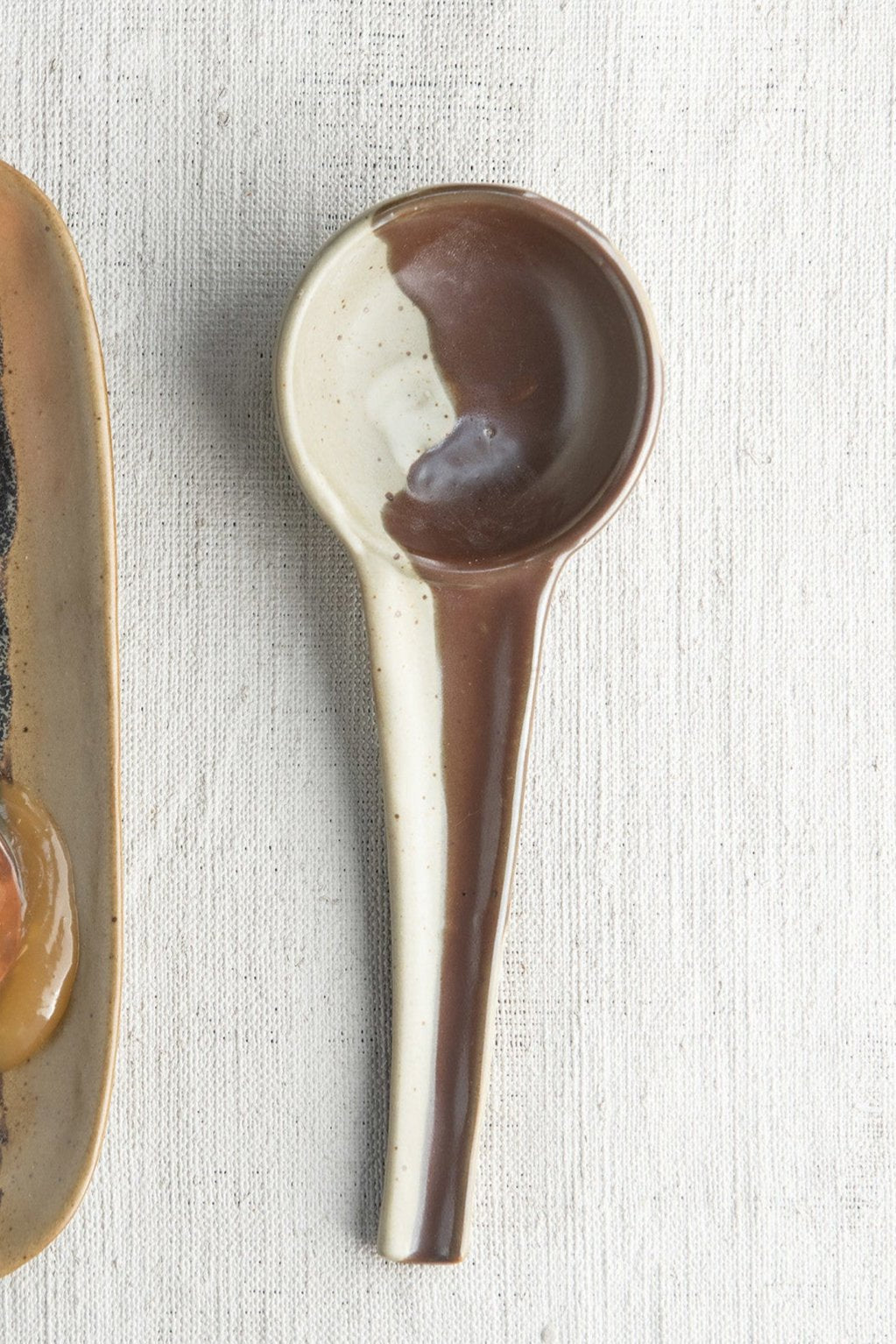 Two Tone Stoneware Spoon