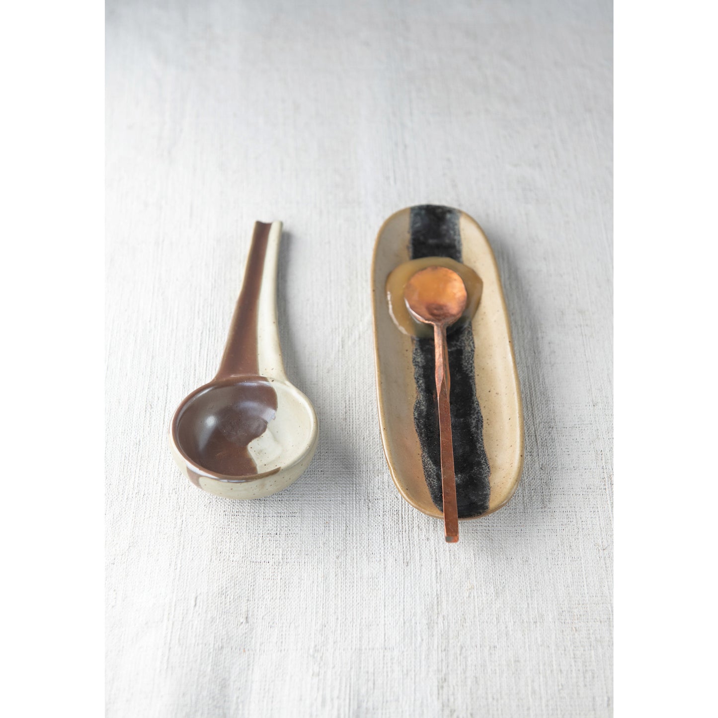 Two Tone Stoneware Spoon